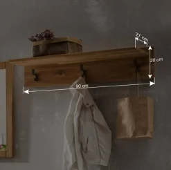 Komplett Flureinrichtung aus Holz - Teano (fünfteilig)^Wohnen Best