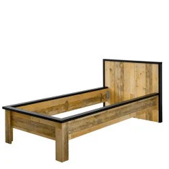 Wohnen Komplett Schlafzimmer mit Einzelbett - Naiavio (vierteilig)