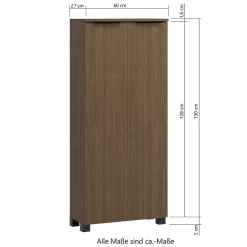 Komplett-Badmöbel-Set in Eiche dunkel - Ucaida (vierteilig)^Wohnen Clearance