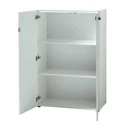 Komplette Büro Einrichtung in Weiß - Fidania (fünfteilig)^Wohnen