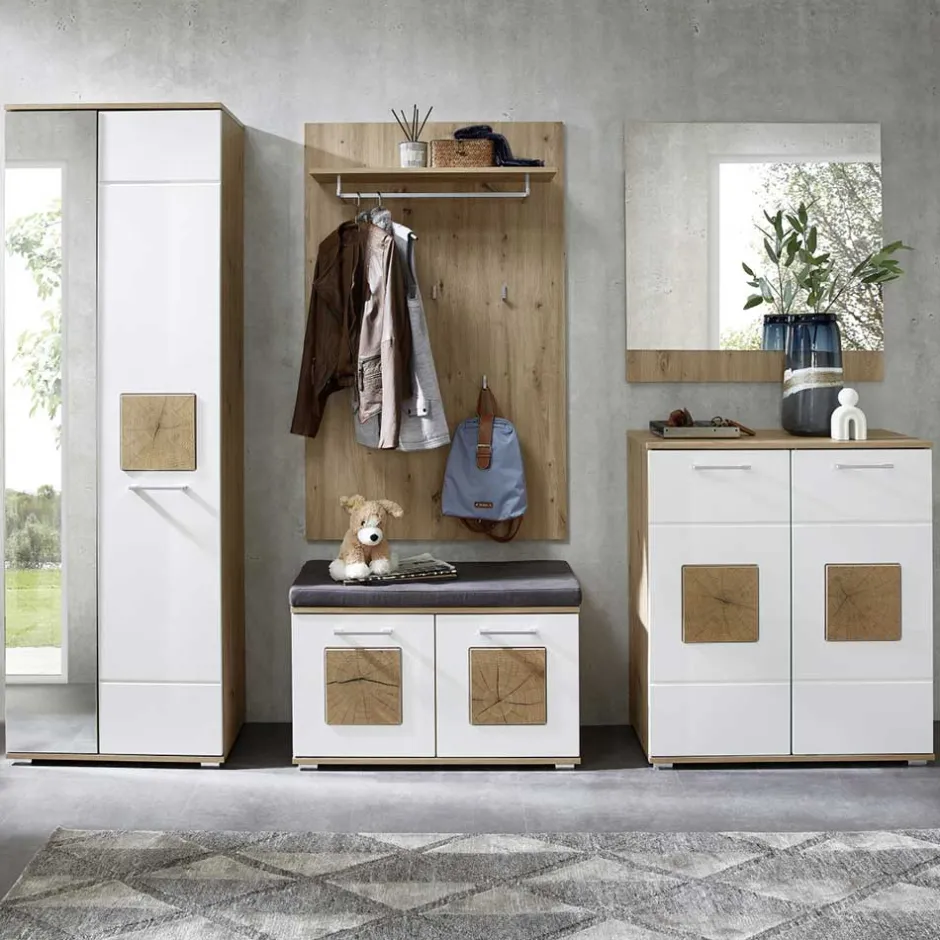 Wohnen Komplette Flureinrichtung Möbelset - Cluster (fünfteilig)