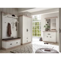 Wohnen Komplette Möbel Einrichtung für Flur - Nedita (fünfteilig)