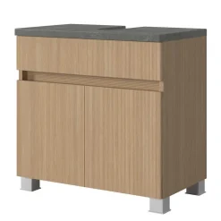 Wohnen Kompletteinrichtung Badmöbel Set - Leitha (fünfteilig)