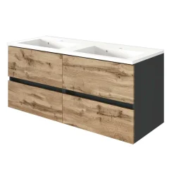 Kompletter Waschtisch doppelt mit Schubladen - Endely^Wohnen Online