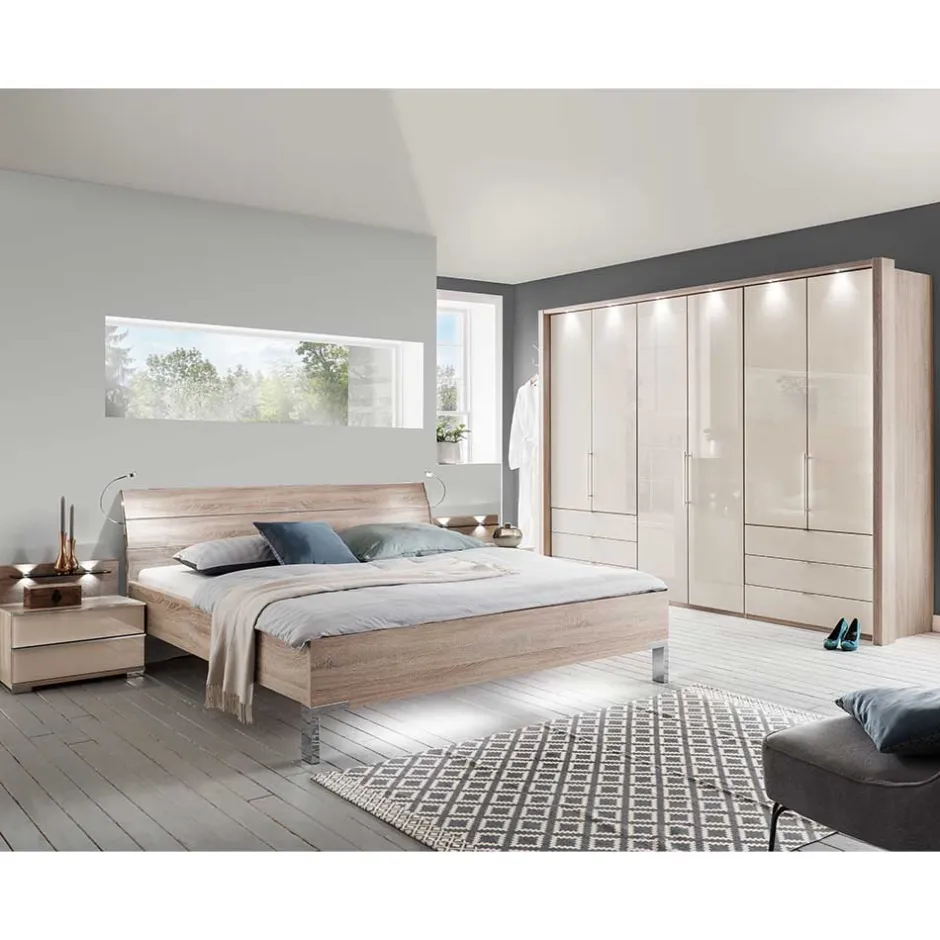Komplett-Schlafzimmer in Creme - Rativian (vierteilig)^Wohnen Online