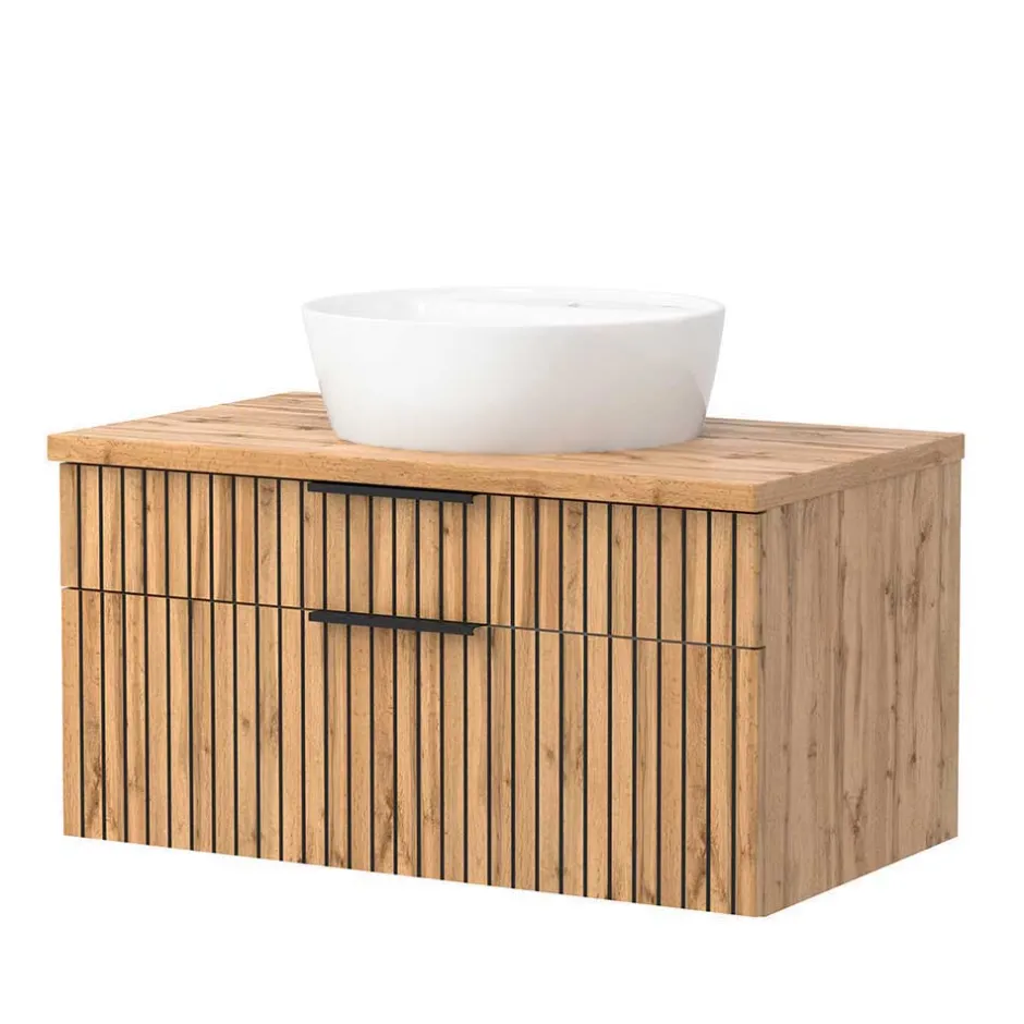 Wohnen Komplettset Badeinrichtung modern - Crystoga (vierteilig)