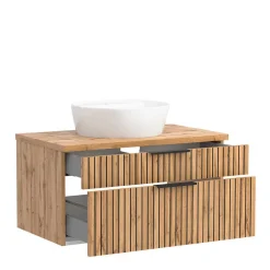 Wohnen Komplettset Badeinrichtung modern - Crystoga (vierteilig)