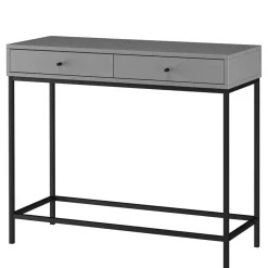 Wohnen Konsolentisch in Grau mit Schwarz - Lagista