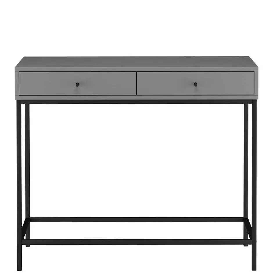 Wohnen Konsolentisch in Grau mit Schwarz - Lagista