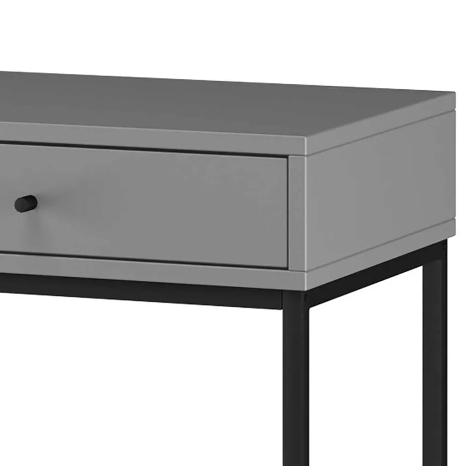Wohnen Konsolentisch in Grau mit Schwarz - Lagista