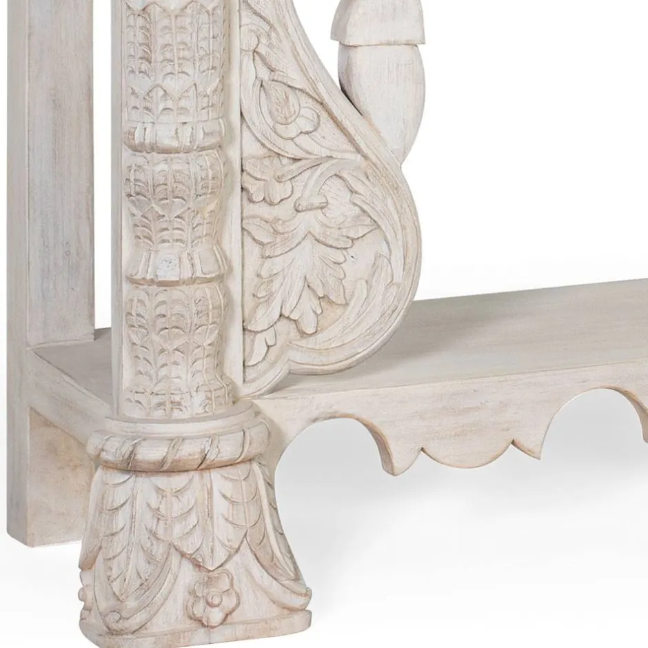 Konsolentisch in Mangoholz White Wash - Syrec^Wohnen