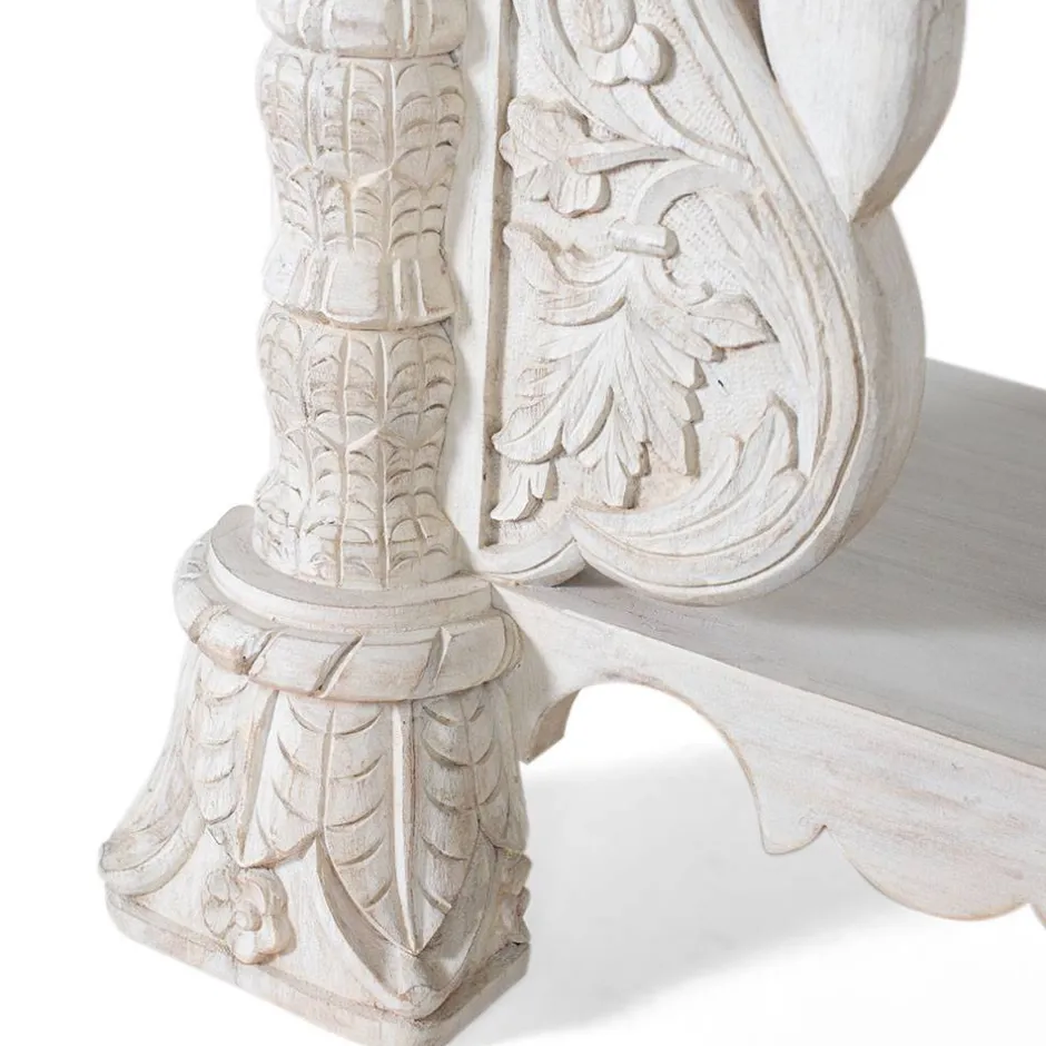 Konsolentisch in Mangoholz White Wash - Syrec^Wohnen