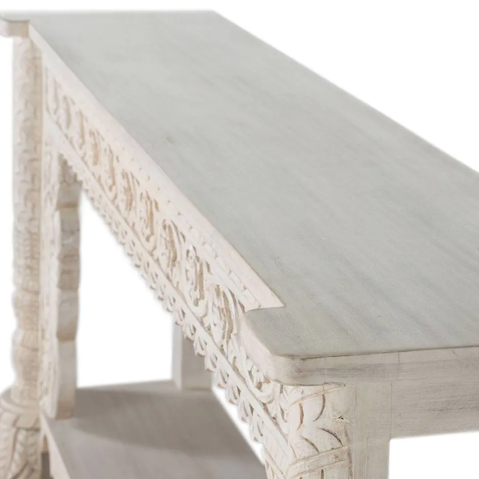 Konsolentisch in Mangoholz White Wash - Syrec^Wohnen