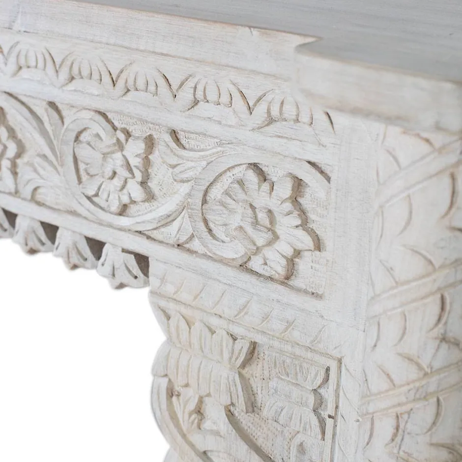 Konsolentisch in Mangoholz White Wash - Syrec^Wohnen