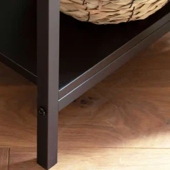 Wohnen Konsolentisch in Natur und Schwarz - Around