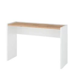 Wohnen Konsolentisch in Weiß und Wildeiche Dekor - Nonessia