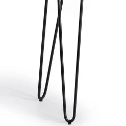 Konsolentisch mit Baumkante Holzplatte Akazie - Cornelys^Wohnen