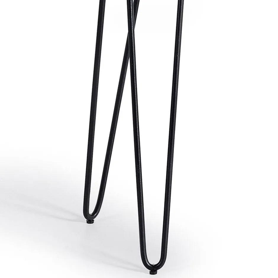 Konsolentisch mit Baumkante Holzplatte Akazie - Cornelys^Wohnen