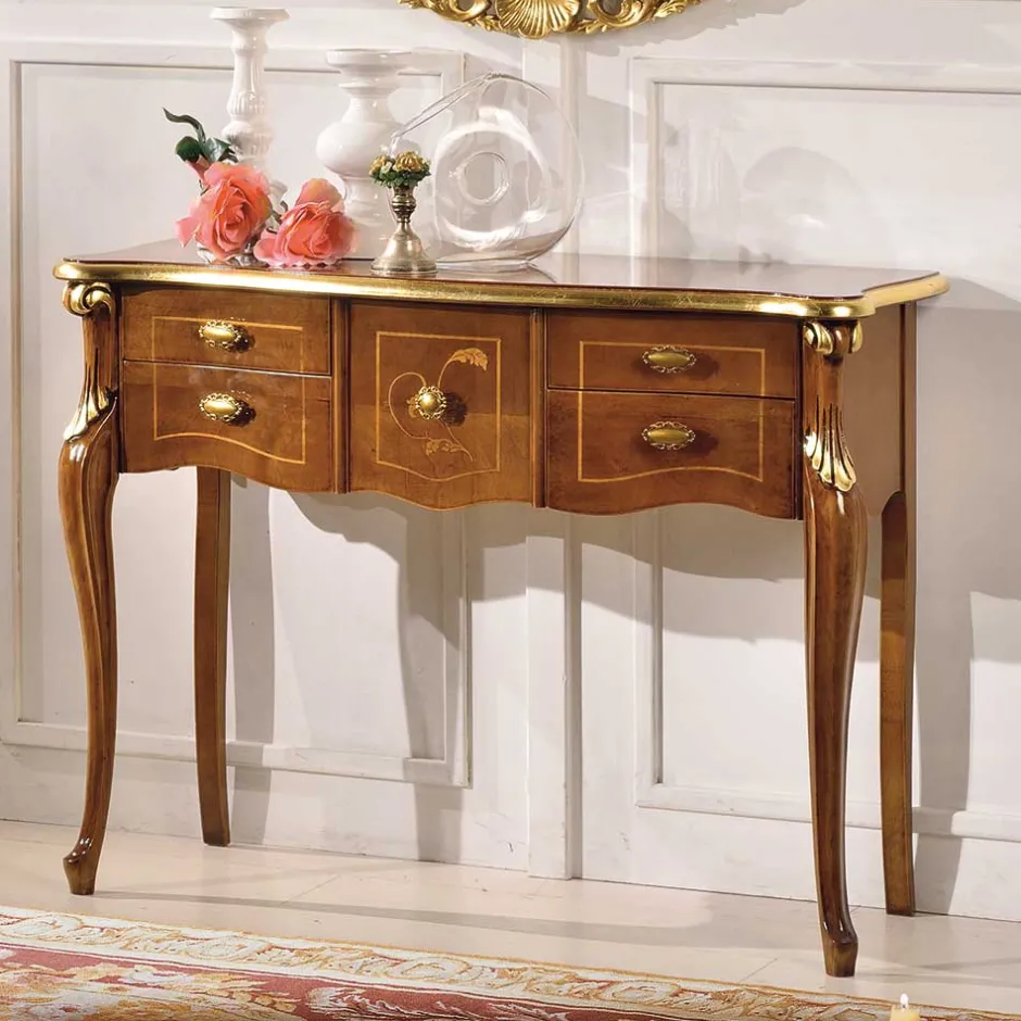 Konsolentisch mit fünf Schubladen - Carlenna^Wohnen Sale