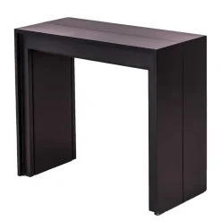 Konsolentisch verlängerbar als großer Esstisch Sumilar in Schwarz^Wohnen Discount