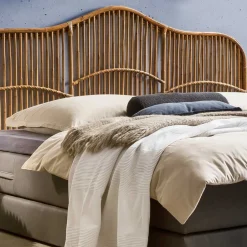 Kopfteil aus Rattan in Natur - Teako^Wohnen Hot