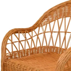 Korbsessel aus Rattan in Honigfarben - Uarte^Wohnen Clearance