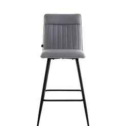 Kunstleder Barstühle in Grau - Eleganto (2er Set)^Wohnen Discount