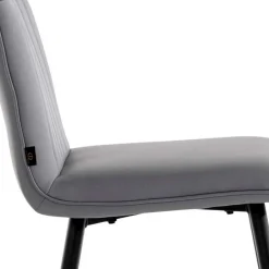 Kunstleder Barstühle in Grau - Eleganto (2er Set)^Wohnen Discount