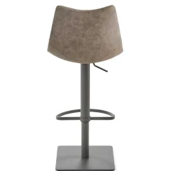 Kunstleder Barstuhl in Schlammfarben - Viadura^Wohnen Sale