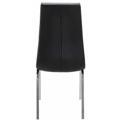 Kunstleder Esstischstühle in Schwarz - Stufanias (2er Set)^Wohnen Best