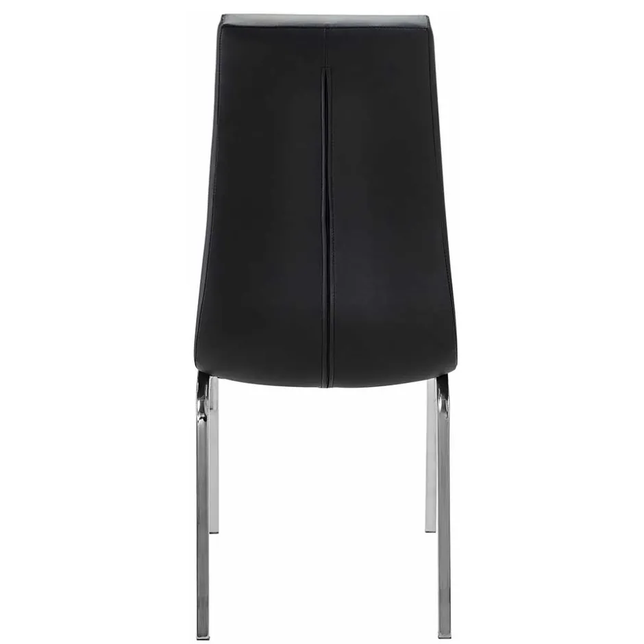 Kunstleder Esstischstühle in Schwarz - Stufanias (2er Set)^Wohnen Best