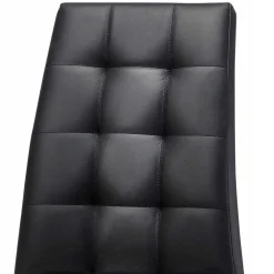 Kunstleder Esstischstühle in Schwarz - Stufanias (2er Set)^Wohnen Best