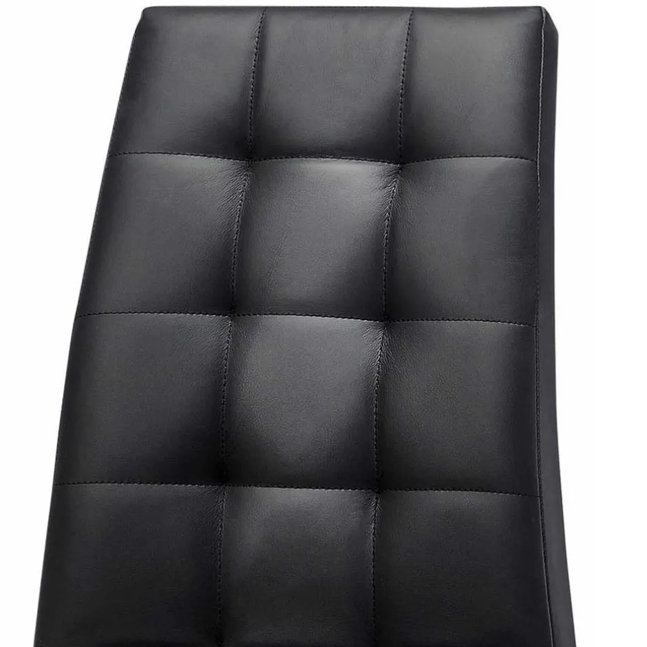 Kunstleder Esstischstühle in Schwarz - Stufanias (2er Set)^Wohnen Best