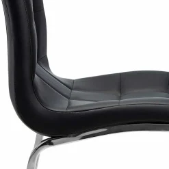 Kunstleder Esstischstühle in Schwarz - Stufanias (2er Set)^Wohnen Best