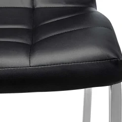 Kunstleder Esstischstühle in Schwarz - Stufanias (2er Set)^Wohnen Best