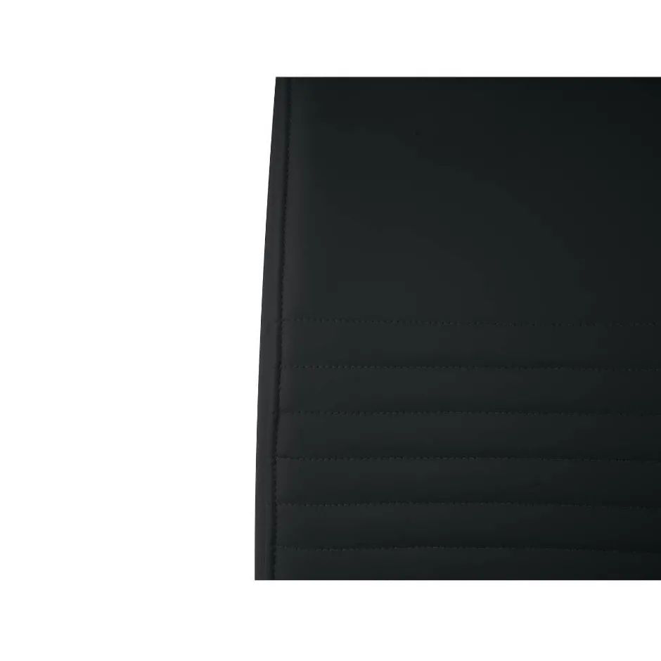 Kunstleder Freischwinger in Schwarz - Pencras (2er Set)^Wohnen Best