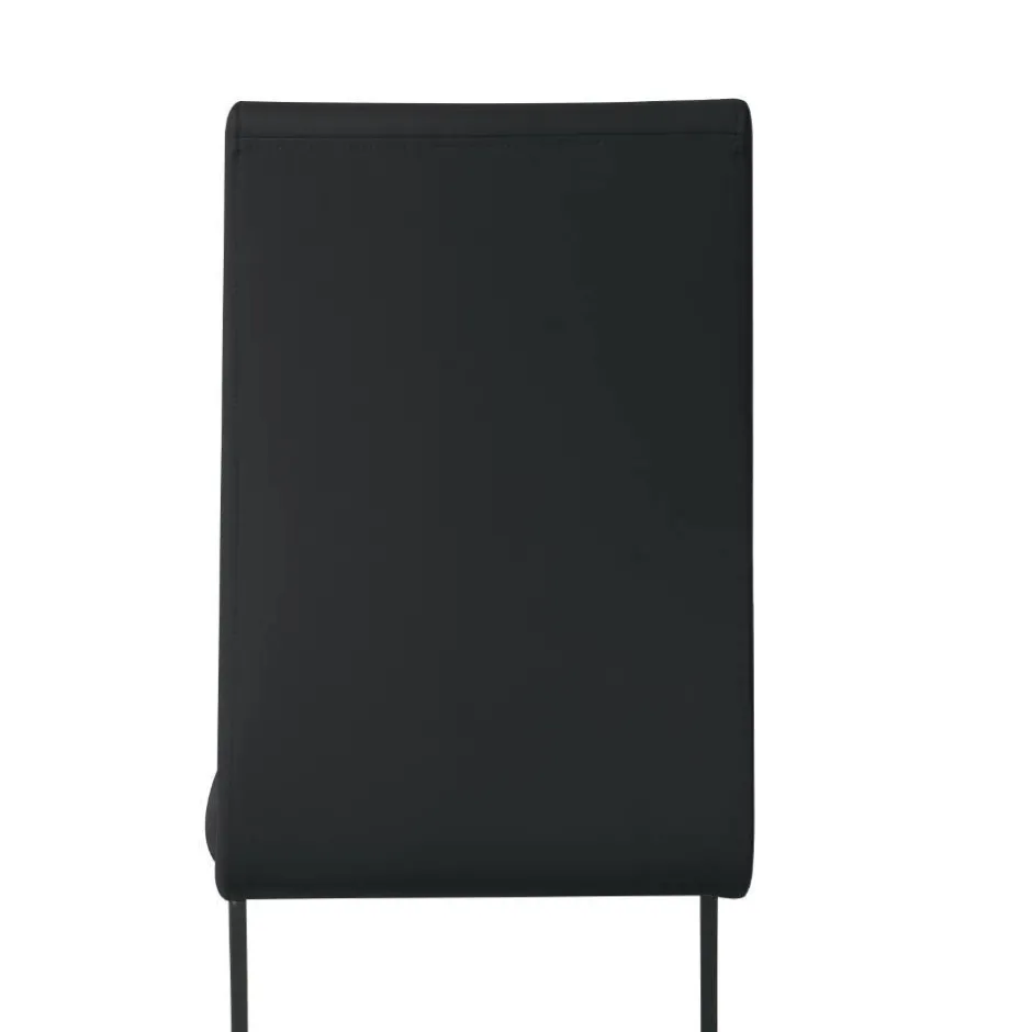 Kunstleder Freischwinger in Schwarz - Pencras (2er Set)^Wohnen Best