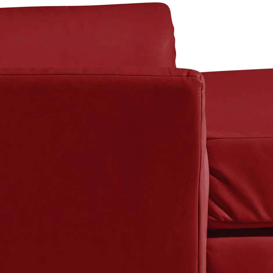 Kunstleder Megasessel in Rot - Pulnion^Wohnen Clearance