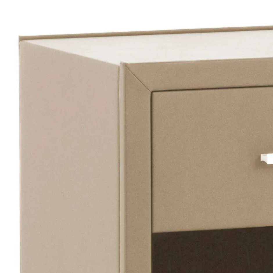 Kunstleder Nachtkonsole Puladium mit Schublade^Wohnen Discount