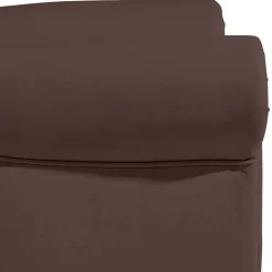 Kunstleder Ohrensessel in Braun - Ziller^Wohnen New