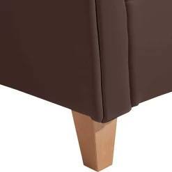 Kunstleder Ohrensessel in Braun - Ziller^Wohnen New