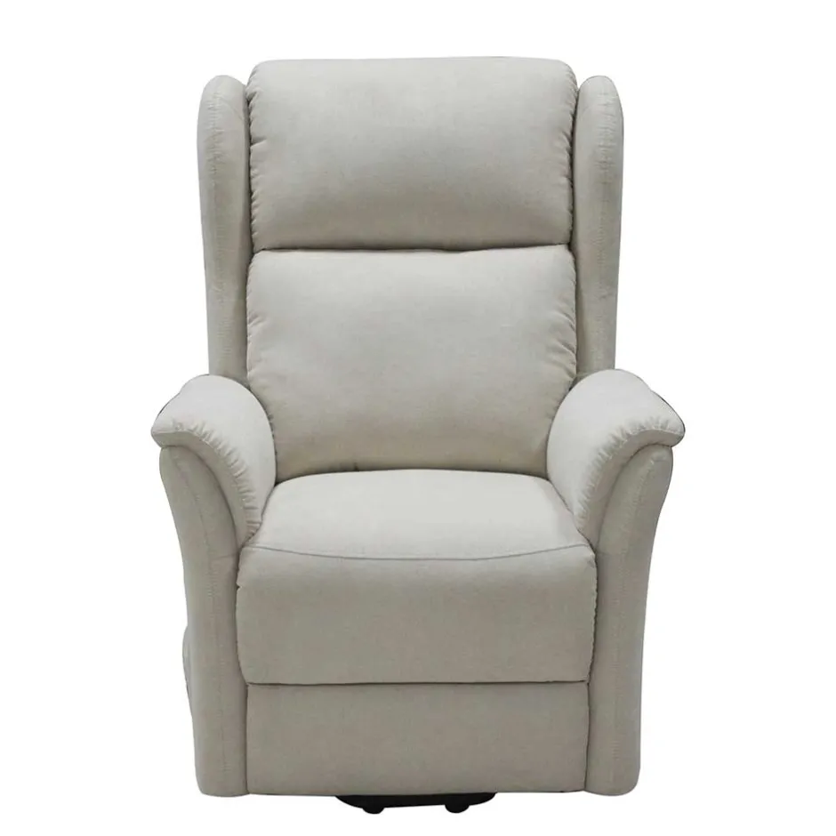 Wohnen Kunstleder Ohrensessel mit Aufstehhilfe - Anvidia