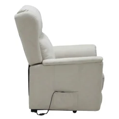 Wohnen Kunstleder Ohrensessel mit Aufstehhilfe - Anvidia