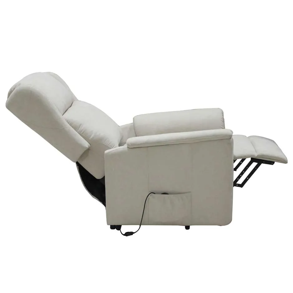 Wohnen Kunstleder Ohrensessel mit Aufstehhilfe - Anvidia