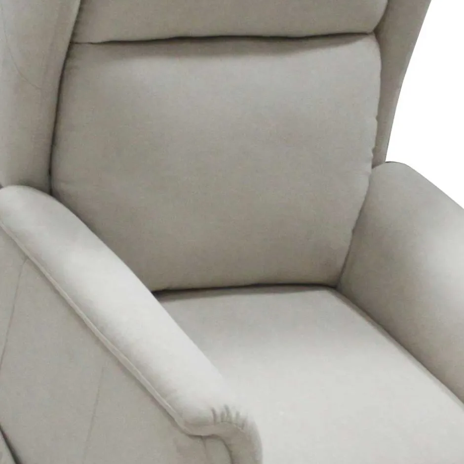 Wohnen Kunstleder Ohrensessel mit Aufstehhilfe - Anvidia