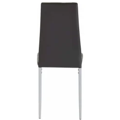 Wohnen Kunstleder Stühle mit hoher Lehne - Sanura (Set)