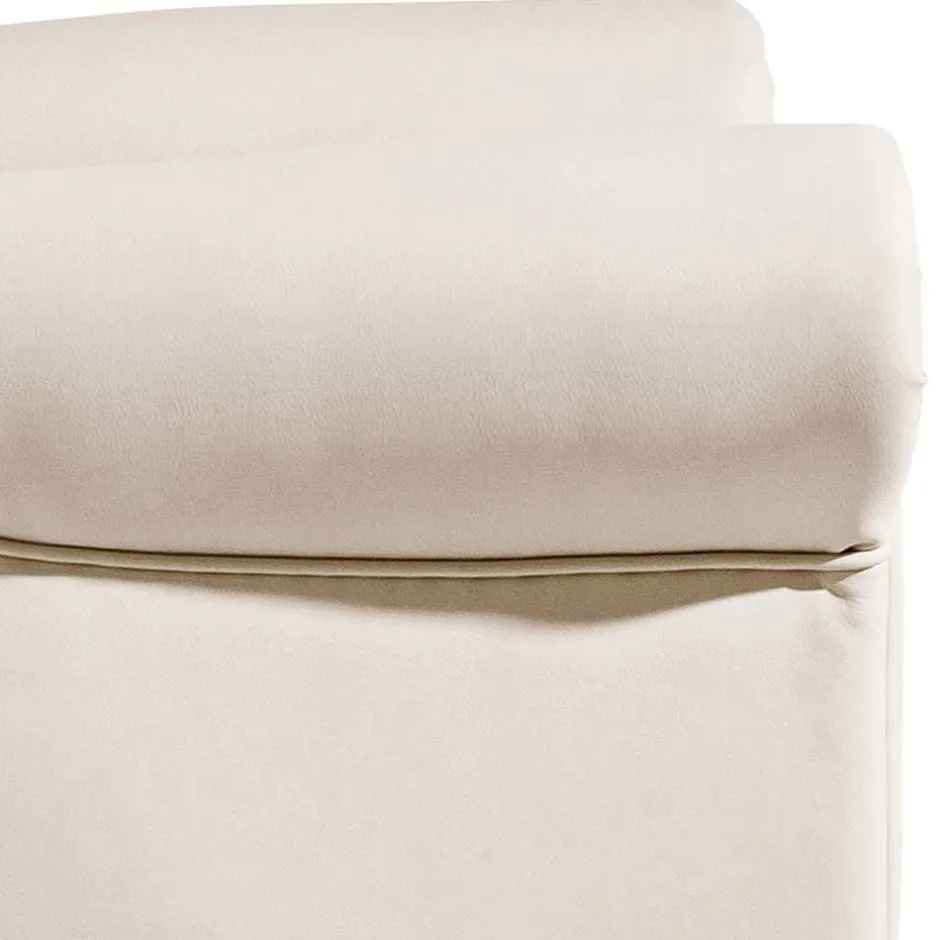 Kunstleder Wohnzimmersessel in Beige und Buche - That^Wohnen Discount