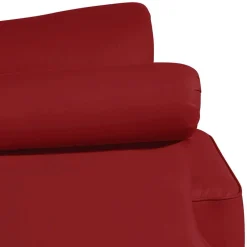 Wohnen Kunstleder-Ohrensessel in Rot - Ponzas