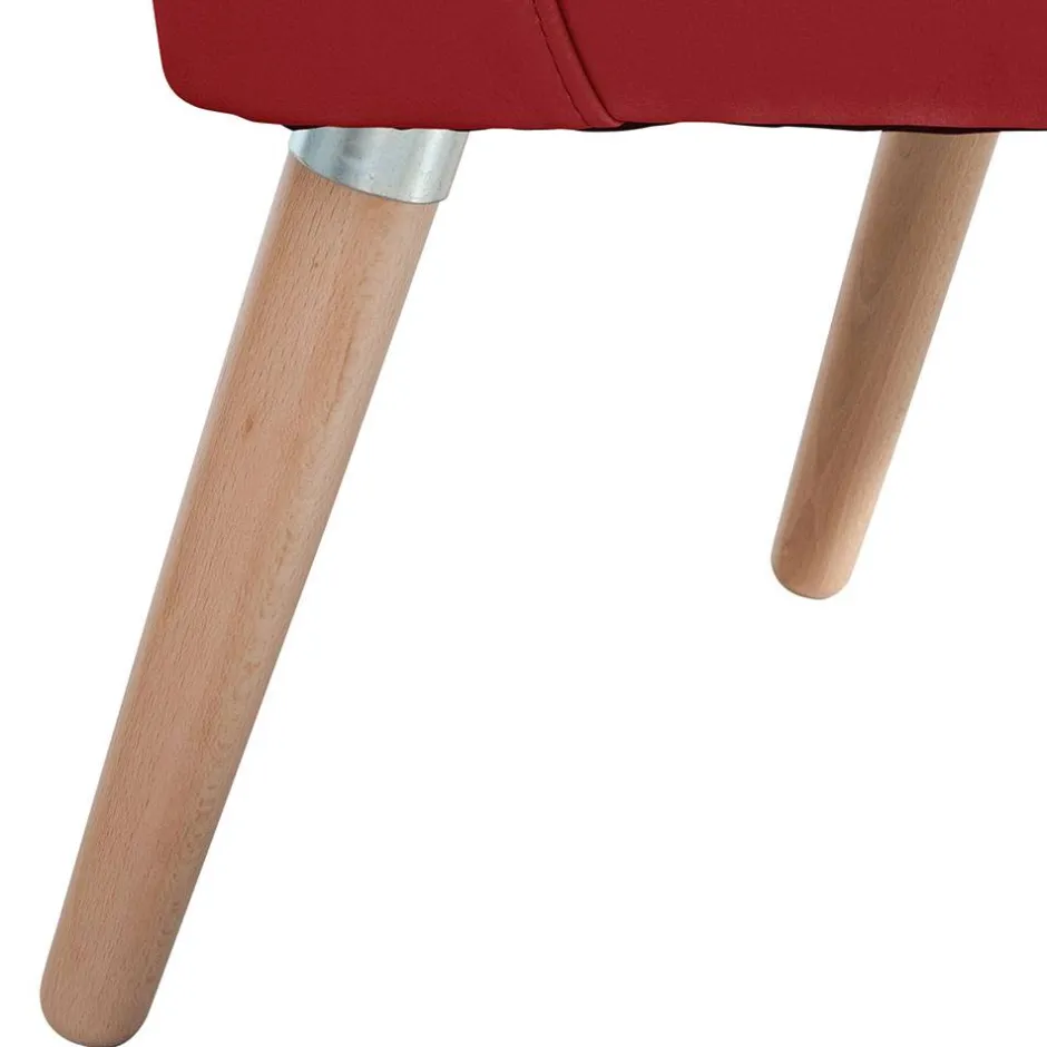 Kunstledersessel in Rot - Lilano^Wohnen Best