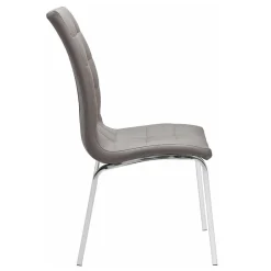 Wohnen Kunstlederstühle in Hellbraun - Bellatrix (2er Set)